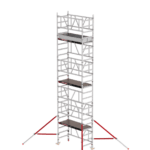 Andaime em alumínio Altrex MiTOWER PLUS 75×155, altura de trabalho 7,2 m.