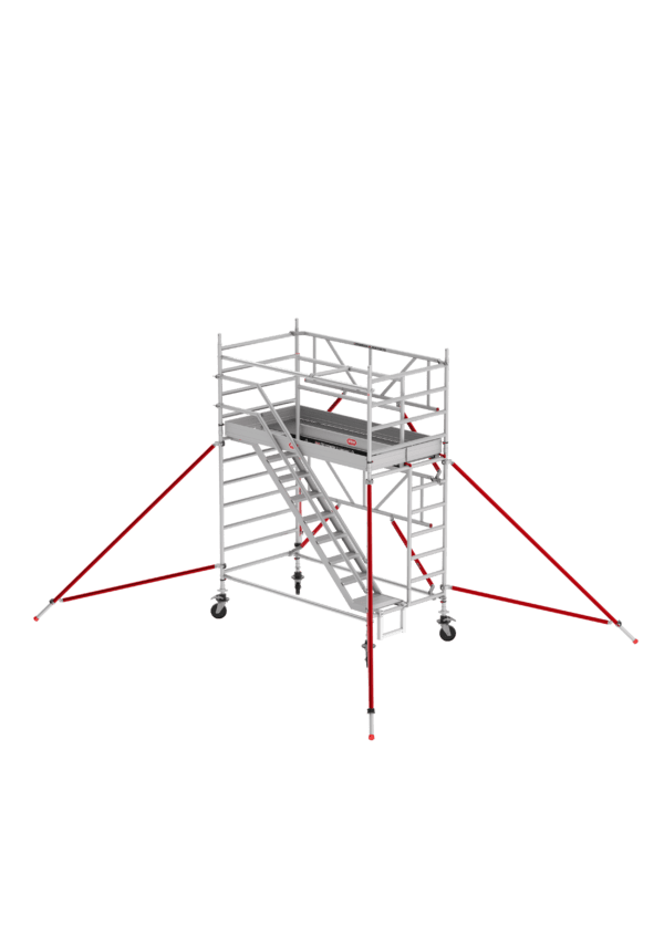 Andaime com escadas RS 53 Tower 135x185 - altura de trabalho de 4,20 m