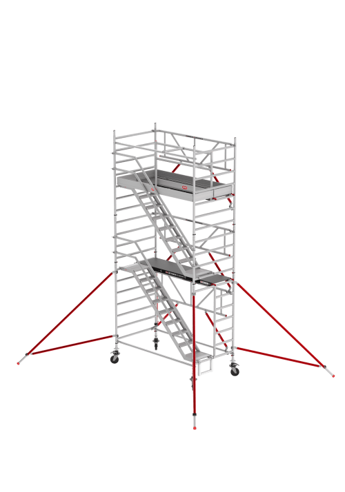 Andaime com escadas RS 53 Tower 135×185 – altura de trabalho de 6,20 m