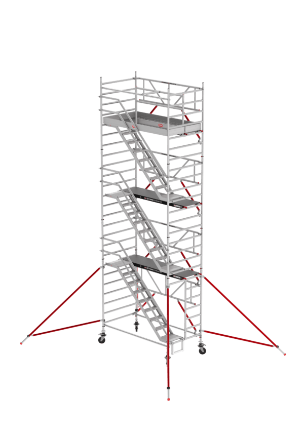 Andaime com escadas RS 53 Tower 135x185 - altura de trabalho de 8,20 m