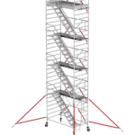 Andaime com escadas RS 53 Tower 135x185 - altura de trabalho de 10,20 m