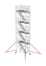 Andaime com escadas RS 53 Tower 135x185 - altura de trabalho de 10,20 m