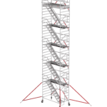 Andaime com escadas RS 53 Tower 135x185 - altura trabalho 12,20 m