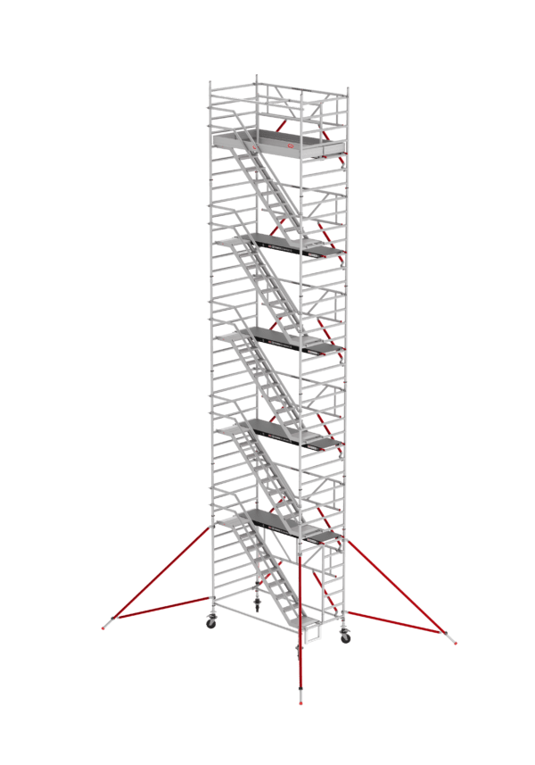 Andaime com escadas RS 53 Tower 135x185 - altura trabalho 12,20 m