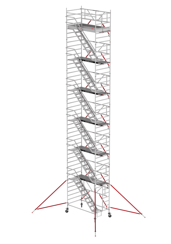 Andaime com escadas RS 53 Tower 135x185 - altura trabalho 14,20 m